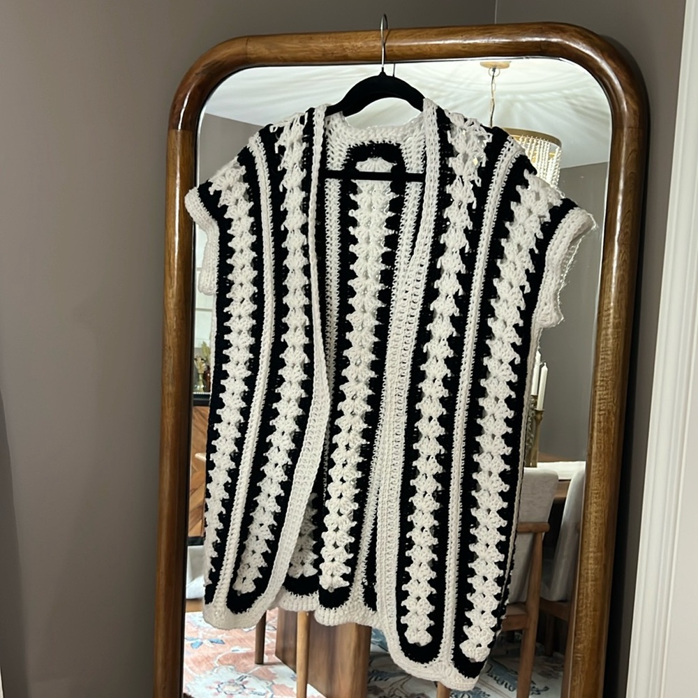 Boho crochet wrap